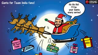 Virat Kohli - Santa for Team India fans!